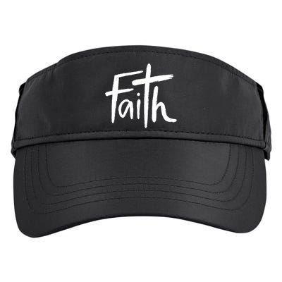 Faith Cross Christianity Adult Drive Performance Visor