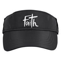 Faith Cross Christianity Adult Drive Performance Visor