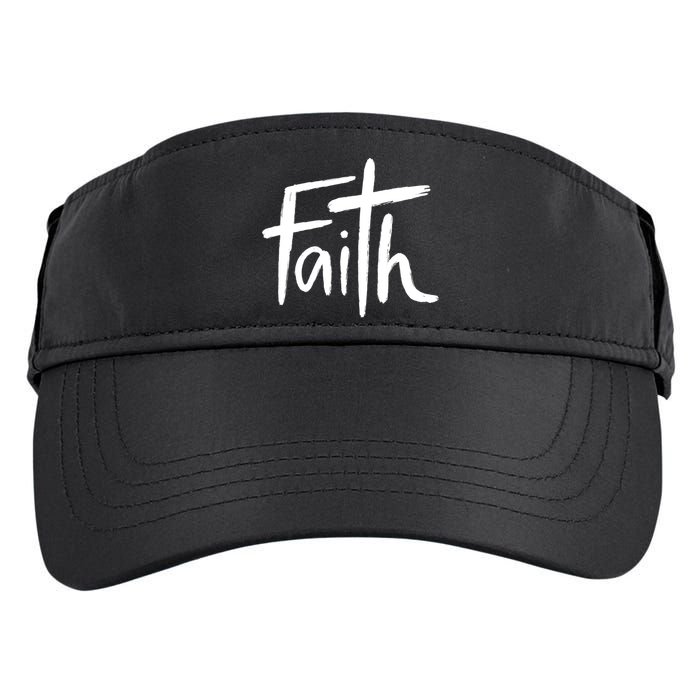 Faith Cross Christianity Adult Drive Performance Visor