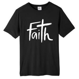 Faith Cross Christianity Tall Fusion ChromaSoft Performance T-Shirt