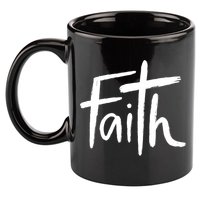 Faith Cross Christianity 11oz C Handle Ceramic Mug