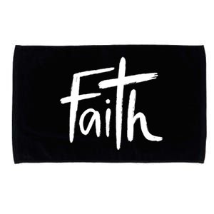 Faith Cross Christianity Microfiber Hand Towel