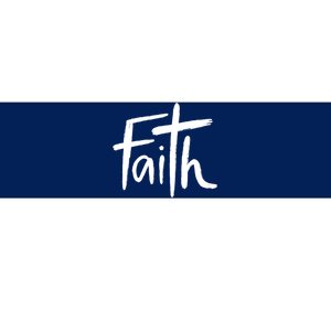 Faith Cross Christianity Bumper Sticker