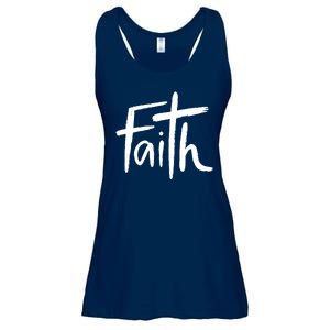 Faith Cross Christianity Ladies Essential Flowy Tank