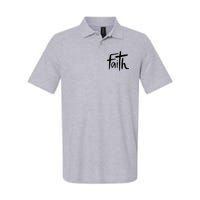 Faith Cross Christianity Softstyle Adult Sport Polo