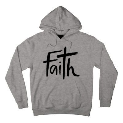 Faith Cross Christianity Tall Hoodie