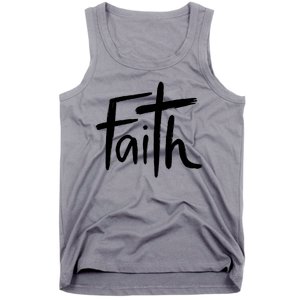 Faith Cross Christianity Tank Top