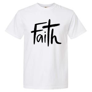 Faith Cross Christianity Garment-Dyed Heavyweight T-Shirt