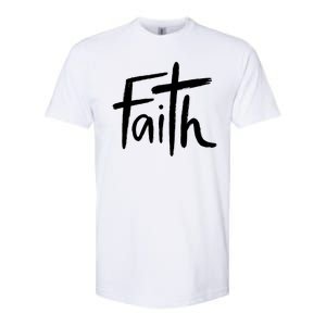 Faith Cross Christianity Softstyle CVC T-Shirt