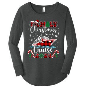 Family Christmas Cruise 2024 Matching Family Cruise Holiday Women's Perfect Tri Tunic Long Sleeve Shirt