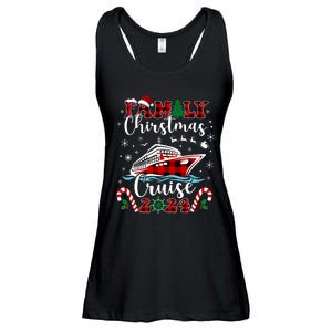 Family Christmas Cruise 2024 Matching Family Cruise Holiday Ladies Essential Flowy Tank