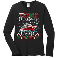 Family Christmas Cruise 2024 Matching Family Cruise Holiday Ladies Long Sleeve Shirt