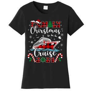 Family Christmas Cruise 2024 Matching Family Cruise Holiday Women's T-Shirt