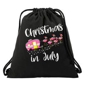 Funny Camping Camper Drawstring Bag