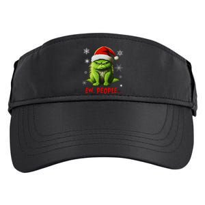 Funny Christmas Cat Ew People Meowy Cat Lovers Adult Drive Performance Visor