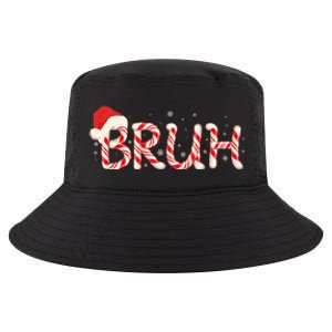 Funny Christmas Candy Cane Bruh Cool Comfort Performance Bucket Hat