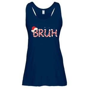 Funny Christmas Candy Cane Bruh Ladies Essential Flowy Tank