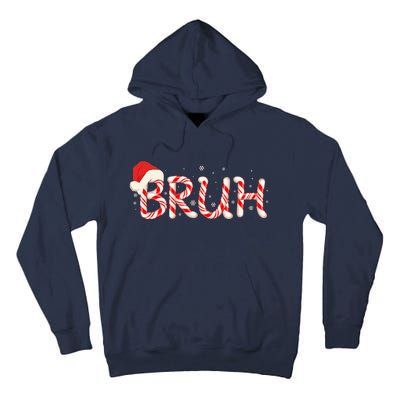 Funny Christmas Candy Cane Bruh Tall Hoodie