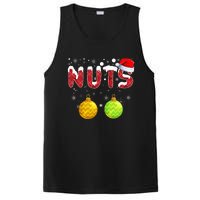 Funny Christmas Couples Matching Santa Hat Holiday Family  PosiCharge Competitor Tank