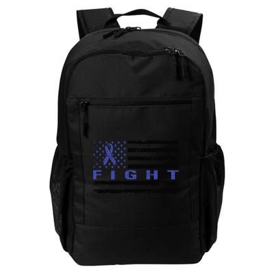 Fight Colon Cancer Awareness T Backpack