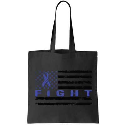 Fight Colon Cancer Awareness T Bag
