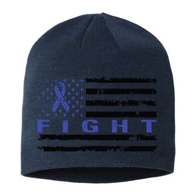 Fight Colon Cancer Awareness T Sustainable Beanie