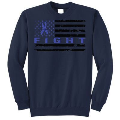 Fight Colon Cancer Awareness T Tall Sweatshirt