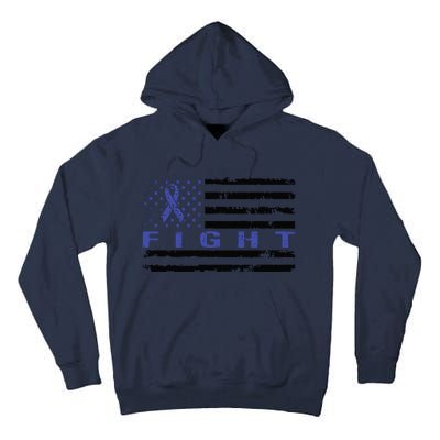 Fight Colon Cancer Awareness T Tall Hoodie