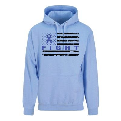 Fight Colon Cancer Awareness T Unisex Surf Hoodie