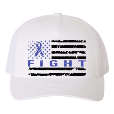 Fight Colon Cancer Awareness T Yupoong Adult 5-Panel Trucker Hat