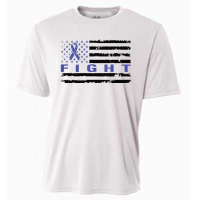 Fight Colon Cancer Awareness T Cooling Performance Crew T-Shirt