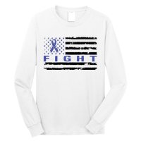 Fight Colon Cancer Awareness T Long Sleeve Shirt