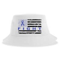 Fight Colon Cancer Awareness T Sustainable Bucket Hat