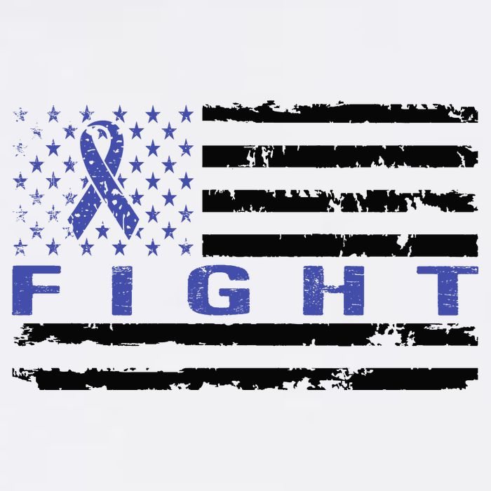 Fight Colon Cancer Awareness T Sustainable Bucket Hat