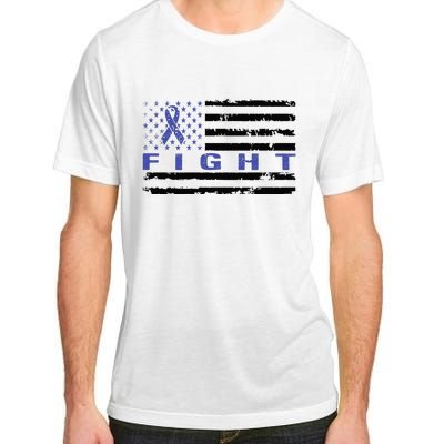 Fight Colon Cancer Awareness T Adult ChromaSoft Performance T-Shirt