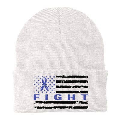 Fight Colon Cancer Awareness T Knit Cap Winter Beanie