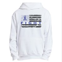 Fight Colon Cancer Awareness T Urban Pullover Hoodie