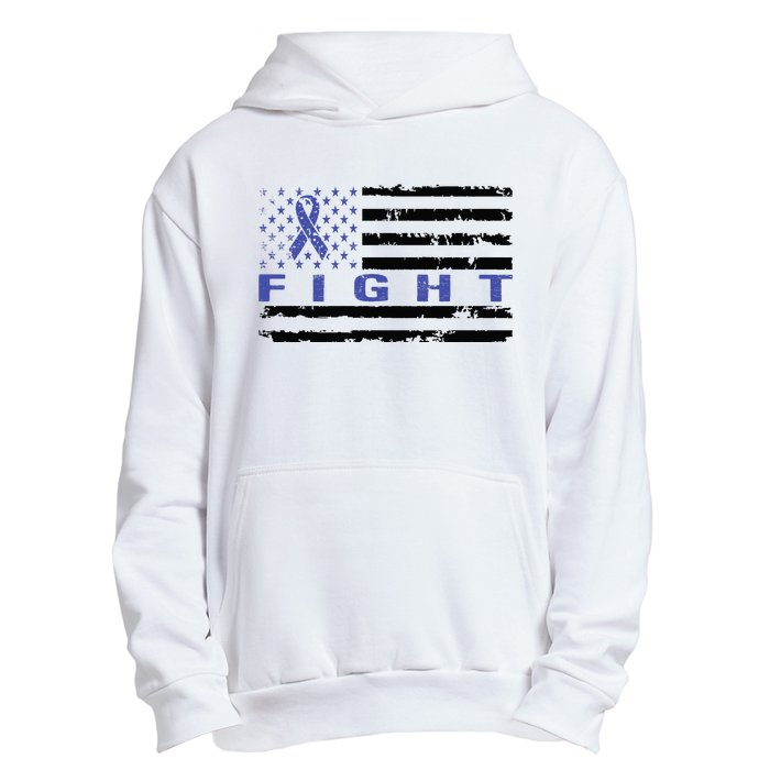 Fight Colon Cancer Awareness T Urban Pullover Hoodie