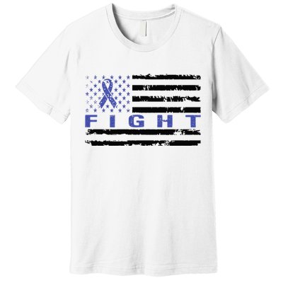 Fight Colon Cancer Awareness T Premium T-Shirt