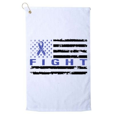 Fight Colon Cancer Awareness T Golf Towel