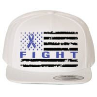 Fight Colon Cancer Awareness T Wool Snapback Cap