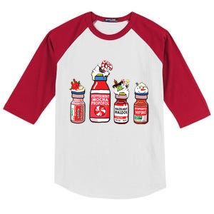 Funny Christmas Crna Pacu Er Ed Icu Cricital Care Nurse Kids Colorblock Raglan Jersey