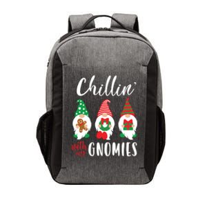 Funny Christmas Chillin With My Gnomies Cute Gnomes Friends Gift Vector Backpack