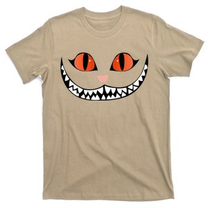 Fall Cheshire Cat Grinning Smile Wonderland Floating T-Shirt