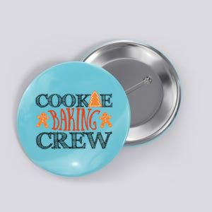 Funny Christmas Cookie Baking Crew Xmas Holiday Gift Button