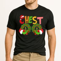 Funny Christmas Chest Matching Couple Cooling Performance Crew T-Shirt