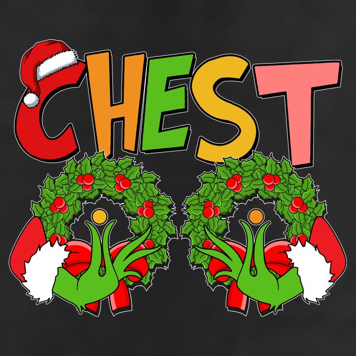 Funny Christmas Chest Matching Couple Adult Drive Performance Visor