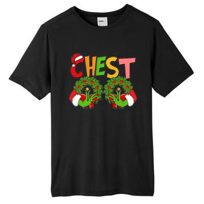 Funny Christmas Chest Matching Couple Tall Fusion ChromaSoft Performance T-Shirt