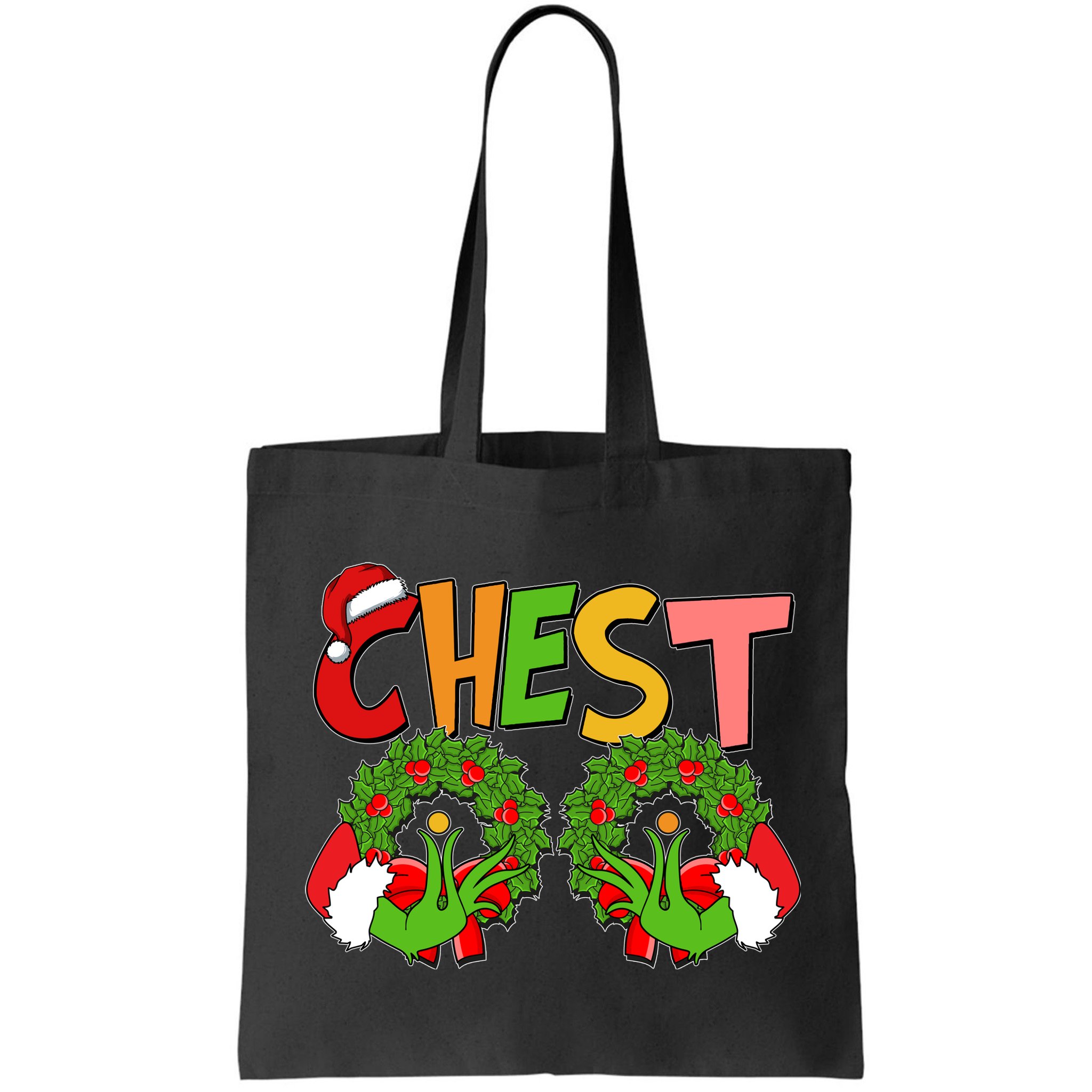 Funny Christmas Chest Matching Couple Bag