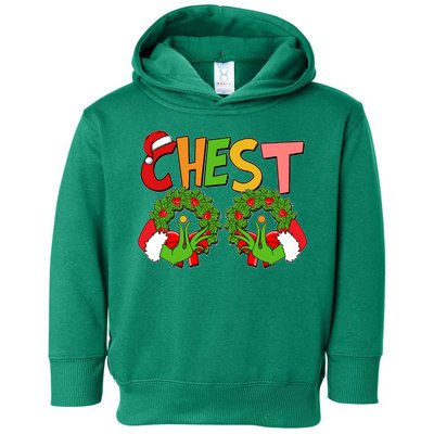 Funny Christmas Chest Matching Couple Toddler Hoodie